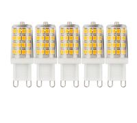 Harper Living 3 Watts G9 Led Bulb Clear Capsule Cool White Dimmable, Pack Of 5 White One Size