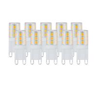 Harper Living 3 Watts G9 Led Bulb Clear Capsule Cool White Non-Dimmable, Pack Of 10 White One Size