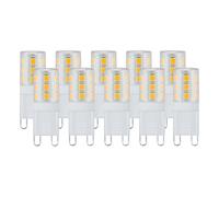 Harper Living 3 Watts G9 Led Bulb Clear Capsule Cool White Non-Dimmable, Pack Of 10 White One Size