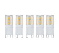 Harper Living 3 Watts G9 LED Bulb Clear Capsule Cool White Non-Dimmable, Pack of 5 Harper Living White