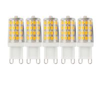 Harper Living 3 Watts G9 Led Bulb Clear Capsule Warm White Dimmable, Pack Of 5