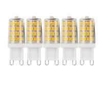 Harper Living 3 Watts G9 Led Bulb Clear Capsule Warm White Dimmable, Pack Of 5 White One Size