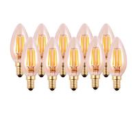 Harper Living 4.5 Watts E14 Led Bulb Amber Candle Warm White Dimmable, Pack Of 10