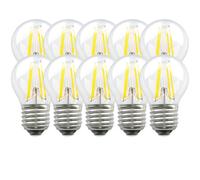 Harper Living 4.5 Watts E27 Led Bulb Clear Golf Ball Warm White Dimmable, Pack Of 10 Clear One Size