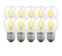 Harper Living 4.5 Watts E27 Led Bulb Clear Golf Ball Warm White Dimmable, Pack Of 10 Clear One Size