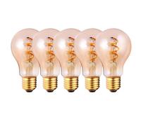 Harper Living 4 Watts E27 Led Bulbs Vintage Warm White Dimmable, Pack Of 5 In Clear Clear One Size