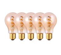 Harper Living 4 Watts E27 Led Bulbs Vintage Warm White Dimmable, Pack Of 5 In Clear Clear One Size