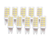 Harper Living 4 Watts G9 Led Bulb Clear Capsule Cool White Dimmable, Pack Of 10 White One Size