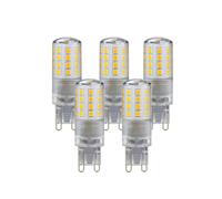 Harper Living 4 Watts G9 Led Bulb Clear Capsule Cool White Dimmable, Pack Of 5 White One Size