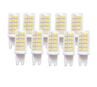 Harper Living 4 Watts G9 Led Bulb Clear Capsule Warm White Dimmable, Pack Of 10 White One Size