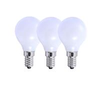 Harper Living 5 Watts E14 LED Bulb Opal Golf Ball Cool White Dimmable, Pack of 3 Harper Living White