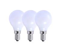 Harper Living 5 Watts E14 Led Bulb Opal Golf Ball Cool White Dimmable, Pack Of 3 White One Size
