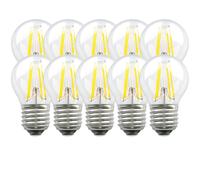 Harper Living 5 Watts E27 LED Bulb Clear Golf Ball Cool White Dimmable, Pack of 10 Harper Living Clear
