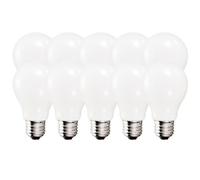 Harper Living 8.5 Watts A60 E27 Led Bulb Opal Cool White Dimmable, Pack Of 10
