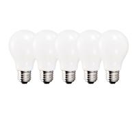 Harper Living 8.5 Watts A60 E27 Led Bulb Opal Cool White Dimmable, Pack Of 5