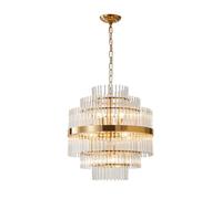 Harper Living 8 Light Gold Pendant Ceiling Light, E14 Bulb Cap Gold One Size