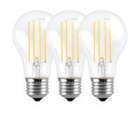 Harper Living 8 Watts A60 E27 LED Bulb Clear Cool White Dimmable, Pack of 3 Harper Living Clear