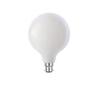 Harper Living 8 Watts G125 B22 BC Bayonet LED Bulb Opal Globe Warm White Dimmable Harper Living White