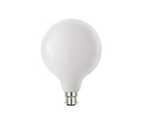 Harper Living 8 Watts G125 B22 Bc Bayonet Led Bulb Opal Globe Warm White Dimmable White One Size