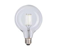 Harper Living 8 Watts G125 E27 Led Bulb Clear Globe Cool White Dimmable Clear One Size