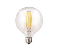 Harper Living 8 Watts G125 E27 Led Bulb Clear Globe Warm White Dimmable Clear One Size