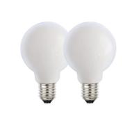 Harper Living 8 Watts G95 E27 LED Bulb Opal Globe Warm White Dimmable, Pack of 2 Harper Living White