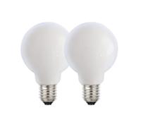 Harper Living 8 Watts G95 E27 LED Bulb Opal Globe Warm White Dimmable, Pack of 2 Harper Living White