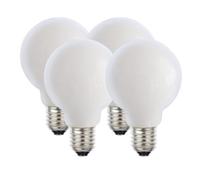 Harper Living 8 Watts G95 E27 LED Bulb Opal Globe Warm White Dimmable, Pack of 4 Harper Living White