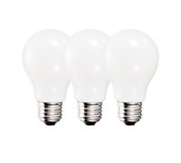 Harper Living 9 Watts A60 E27 Led Bulb Opal Warm White Dimmable, Pack Of 3