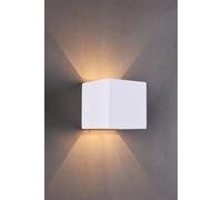 Harper Living Ceramic Square Wall Light Up & Down White Paintable G9 socket (NO BULB) Harper Living White