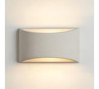 HARPER LIVING Plaster Wall Light, Modern Wall Wash Lighting, Ceramic Art Deco Wall Light, G9 Cap Type Up and Down Wall Sconce Lamp for Living Room, Kitchen, Bedroom, Hallway, Hotel, B&B