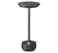 Harper Living Rechargeable Led Table Lamp, Black Nickel Finish, Colour Changing (3000K-6000K) And Dimmable