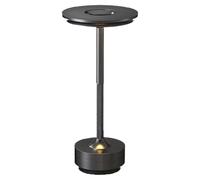 HARPER LIVING LED Rechargeable Table Lamps, Colour Changing (3000K-6000K) and Dimmable (Black Nickel)