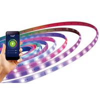 Harper Living Led Smart Striplight, 24 Watts Rgbw 6500K, Dimmable, Uk Plug Extension Included