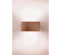Harper Living LED Wall Light Up & Down 5W Aluminium Finish Warm White Non-Dimmable in Brown Harper Living Brown