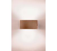 Harper Living LED Wall Light Up & Down 5W Aluminium Finish Warm White Non-Dimmable in Brown Harper Living Brown