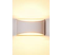 Harper Living Men's White Art Deco Medium Plaster Indoor Wall Light Harper Living White