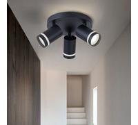 Harper Living Modern 3 Light Spot Light, Black
