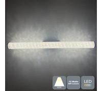 Harper Living Modern Crushed Crystal Led Bathroom Mirror Light Ceiling Light Ip44, 12 Watts Cool White (4000K)