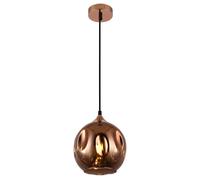 Harper Living Pendant Ceiling Light Dome Shade Rose Gold Finish Rose Gold One Size