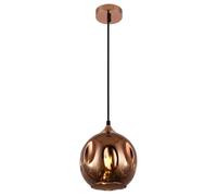 Harper Living Pendant Ceiling Light Dome Shade Rose Gold Finish Rose Gold One Size