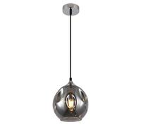 Harper Living Pendant Ceiling Light Dome Shade Smoke Grey Grey One Size