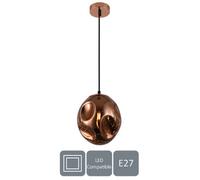 Harper Living Pendant Ceiling Oval Shade Light Rose Gold Finish Rose Gold One Size