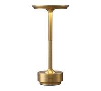 Harper Living Rechargeable Led Table Lamp, Gold Finish, Colour Changing (3000K-6000K) And Dimmable