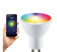 HARPER LIVING Smart LED Bulb, Smart Wi-Fi Spotlight LED Light Bulb,400Lm GU10 5.5W Dimmable Wi-Fi RGB CCT Colour, Connect with Tuya, Works with Alexa and Google Home, Voice and PhoneControl