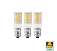 Warm White E14 4W Dimmable Capsule LED Bulb, Pack of 3 Harper Living White One Size
