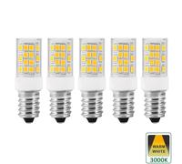 Warm White E14 4W Dimmable Capsule LED Bulb, Pack of 5 Harper Living White One Size