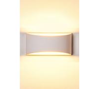 Harper Living White Art Deco Plaster Indoor Wall Light Large Harper Living White
