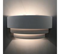 Harper Living White Layered Semi-Circle Indoor Wall Light