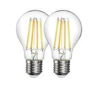 Harper Living Zigbee E27 7 Watts Led Smart Bulb, Cct 2700K-6000K, Dimmable Pack Of 2 In Clear